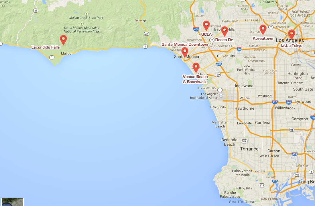 LA Trip Destinations